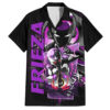 Chemise hawaïenne Freezer Dragon Ball style texte manga
