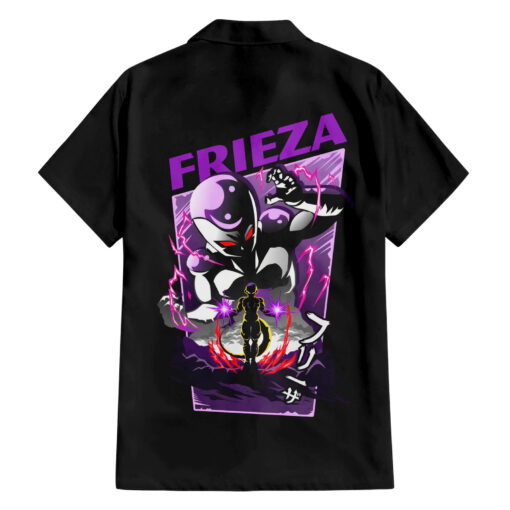 Chemise hawaïenne Freezer Dragon Ball style texte manga – Image 2