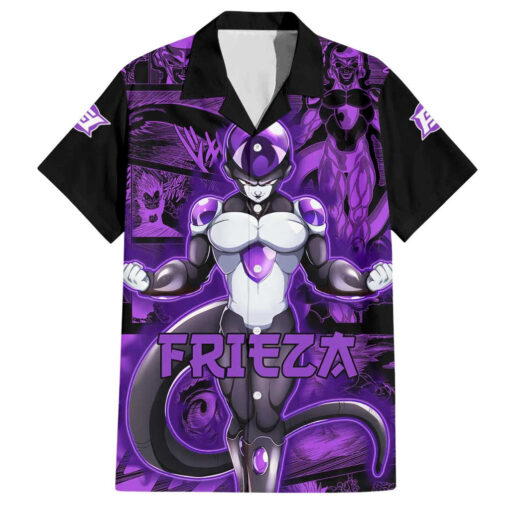 Chemise hawaïenne Freezer Dragon Ball motif manga