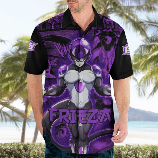 Chemise hawaïenne Freezer Dragon Ball motif manga – Image 3