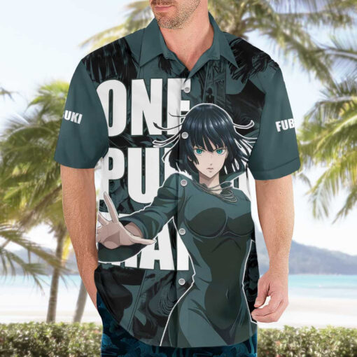Chemise hawaïenne Fubuki One Punch Man style animé – Image 3