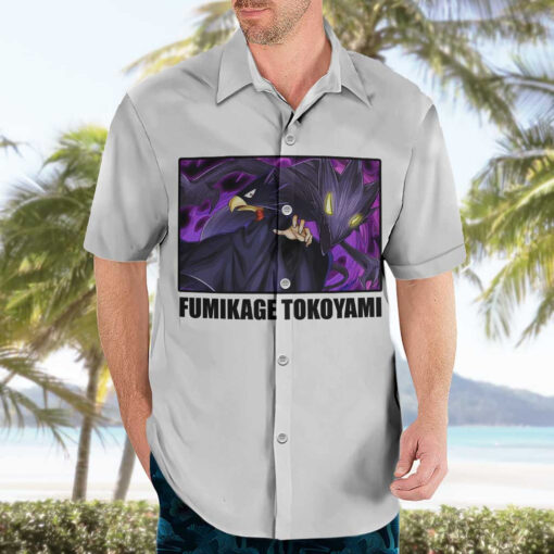 Chemise hawaïenne Fumikage Tokoyami My Hero Academia – Image 3
