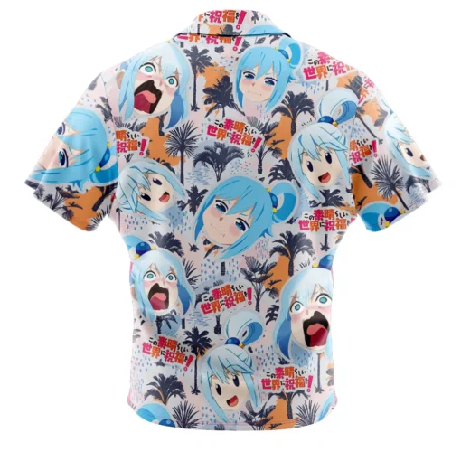 Chemise hawaïenne Visage Drôle Aqua Konosuba – Image 2