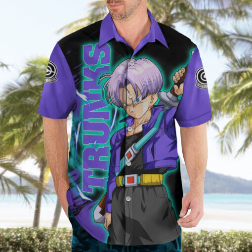Chemise hawaïenne Trunks du Futur Dragon Ball – Image 3
