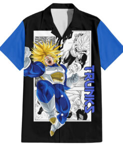 Chemise hawaïenne Trunks du Futur Ultra SSJ Dragon Ball