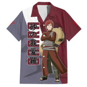 Chemise hawaïenne Gaara Naruto