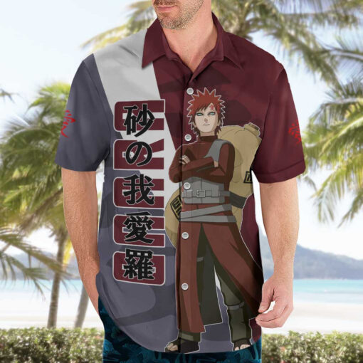 Chemise hawaïenne Gaara Naruto – Image 3