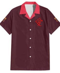 Chemise hawaïenne Gaara V2 Naruto style japonais
