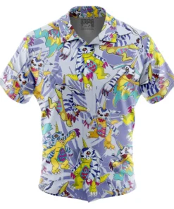 Chemise hawaïenne Gabumon