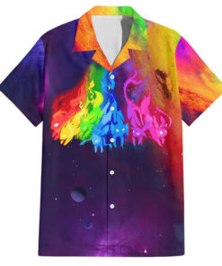 Chemise hawaïenne Galaxy Évolitions Pokémon