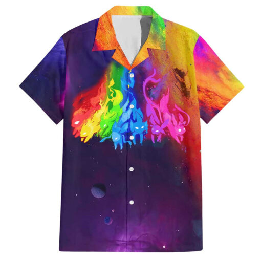 Chemise hawaïenne Galaxy Évolitions Pokémon