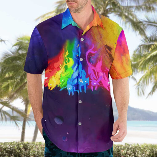 Chemise hawaïenne Galaxy Évolitions Pokémon – Image 3