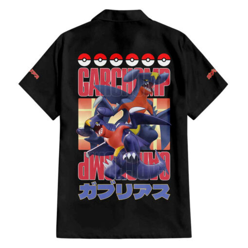 Chemise hawaïenne Carchacrok Pokémon – Image 2