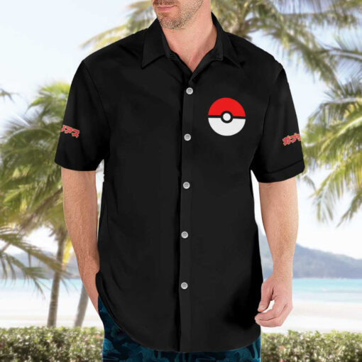 Chemise hawaïenne Carchacrok Pokémon – Image 3