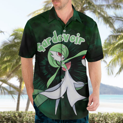 Chemise hawaïenne Gardevoir style tie-dye – Image 3