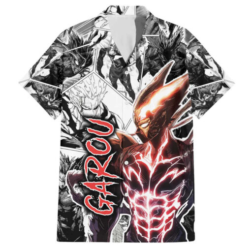 Chemise hawaïenne Garou One Punch Man style manga