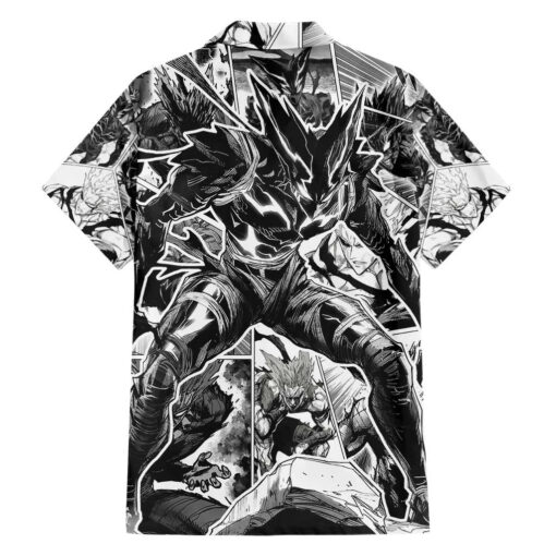 Chemise hawaïenne Garou One Punch Man style manga – Image 2