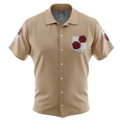 Chemise hawaïenne Garrison L’Attaque des Titans