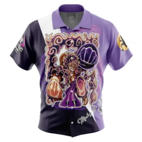 Chemise hawaïenne Luffy Gear 5 Éveil