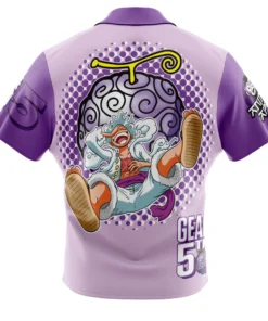 Chemise hawaïenne Luffy Gear 5 One Piece