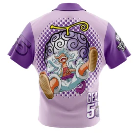 Chemise hawaïenne Luffy Gear 5 One Piece