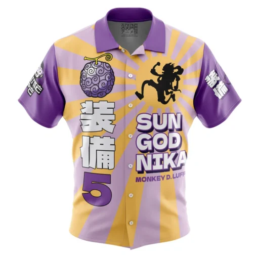 Chemise hawaïenne Luffy Gear 5 One Piece – Image 2