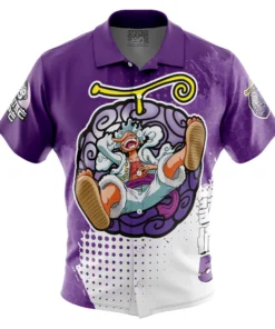 Chemise hawaïenne Luffy Gear 5 V4