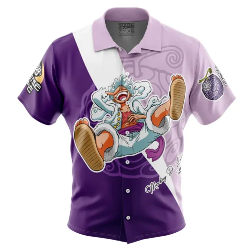 Chemise hawaïenne Luffy Gear 5 V5
