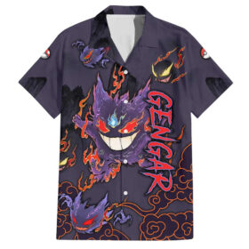 Chemise hawaïenne Ectoplasma Pokémon