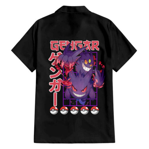 Chemise hawaïenne Ectoplasma Pokémon V2