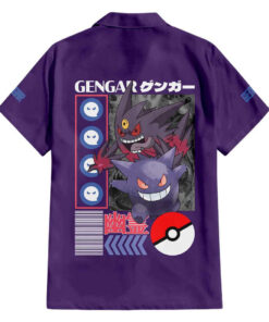Chemise hawaïenne Ectoplasma Pokémon V5