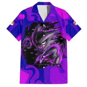 Chemise hawaïenne Ectoplasma Pokémon