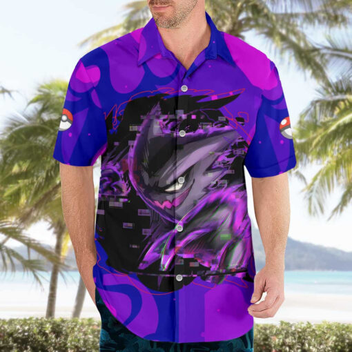 Chemise hawaïenne Ectoplasma Pokémon – Image 3