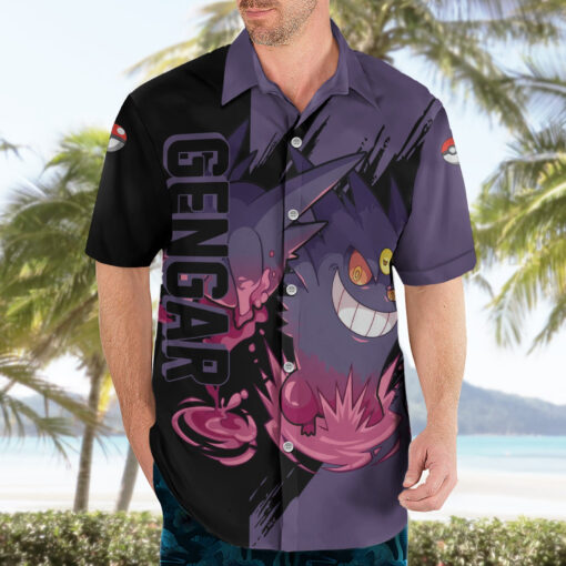Chemise hawaïenne Ectoplasma Pokémon – Image 3
