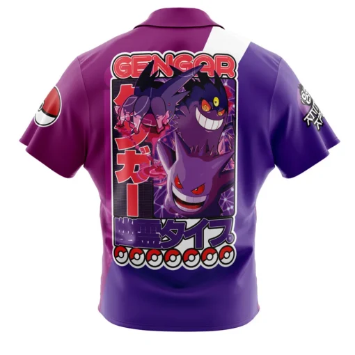 Chemise hawaïenne Ectoplasma V2 Pokémon – Image 2