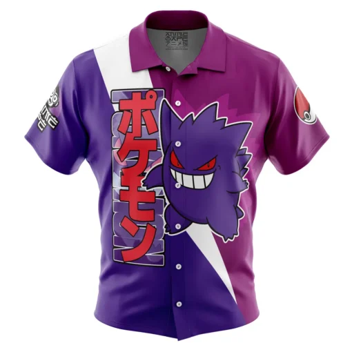 Chemise hawaïenne Ectoplasma V2 Pokémon