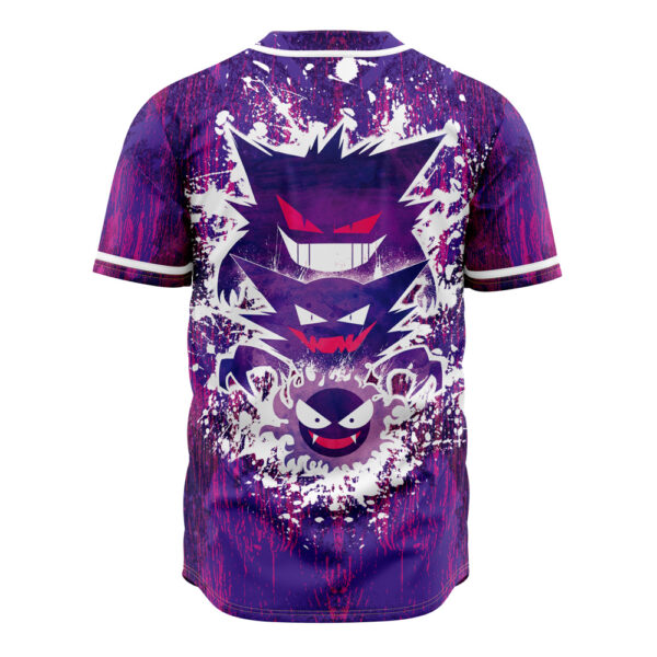 Maillot de baseball Évolution Fantomatique Psychédélique Fantominus Spectrum Ectoplasma Pokémon – Image 2