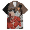 Chemise hawaïenne Titan Géant L’Attaque des Titans