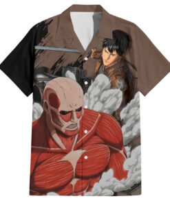 Chemise hawaïenne Titan Géant L’Attaque des Titans
