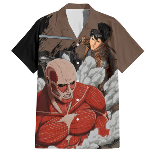 Chemise hawaïenne Titan Géant L’Attaque des Titans