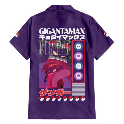 Chemise hawaïenne Ectoplasma Gigamax Pokémon – Image 2