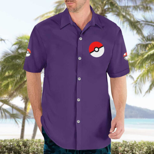 Chemise hawaïenne Ectoplasma Gigamax Pokémon – Image 3