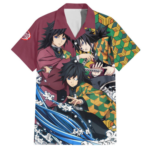 Chemise hawaïenne Giyu Demon Slayer