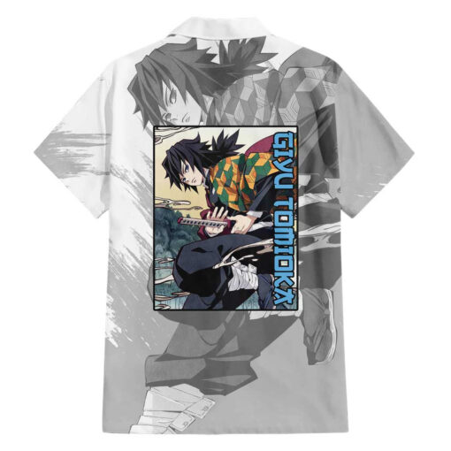 Chemise hawaïenne Giyu Tomioka Demon Slayer – Image 2