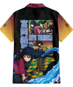 Chemise hawaïenne Giyu Tomioka Demon Slayer V2