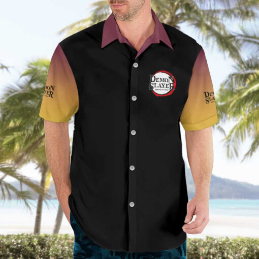 Chemise hawaïenne Giyu Tomioka Demon Slayer V2 – Image 3