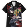 Chemise hawaïenne Giyu Tomioka Demon Slayer style japonais