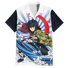 Chemise hawaïenne Giyuu Tomioka Demon Slayer