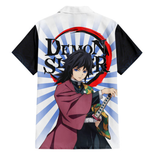 Chemise hawaïenne Giyuu Tomioka Demon Slayer – Image 2