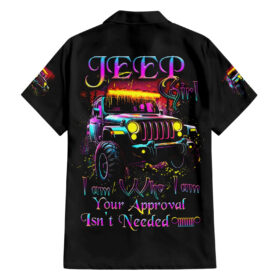 Chemise hawaïenne Jeep lumineuse « Je suis moi-même »